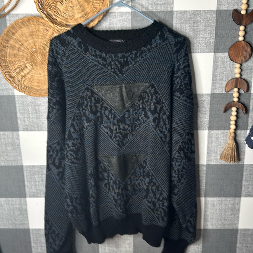 Vtg Fall Sweater Retro